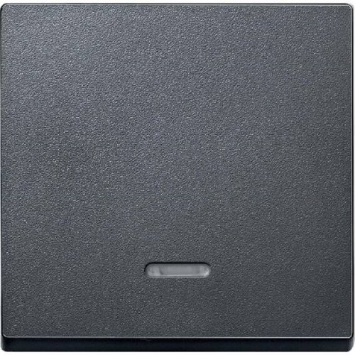 Лицевая панель Schneider Electric Merten System M для 1-кл. выключателя с подсветкой антрацит картинка